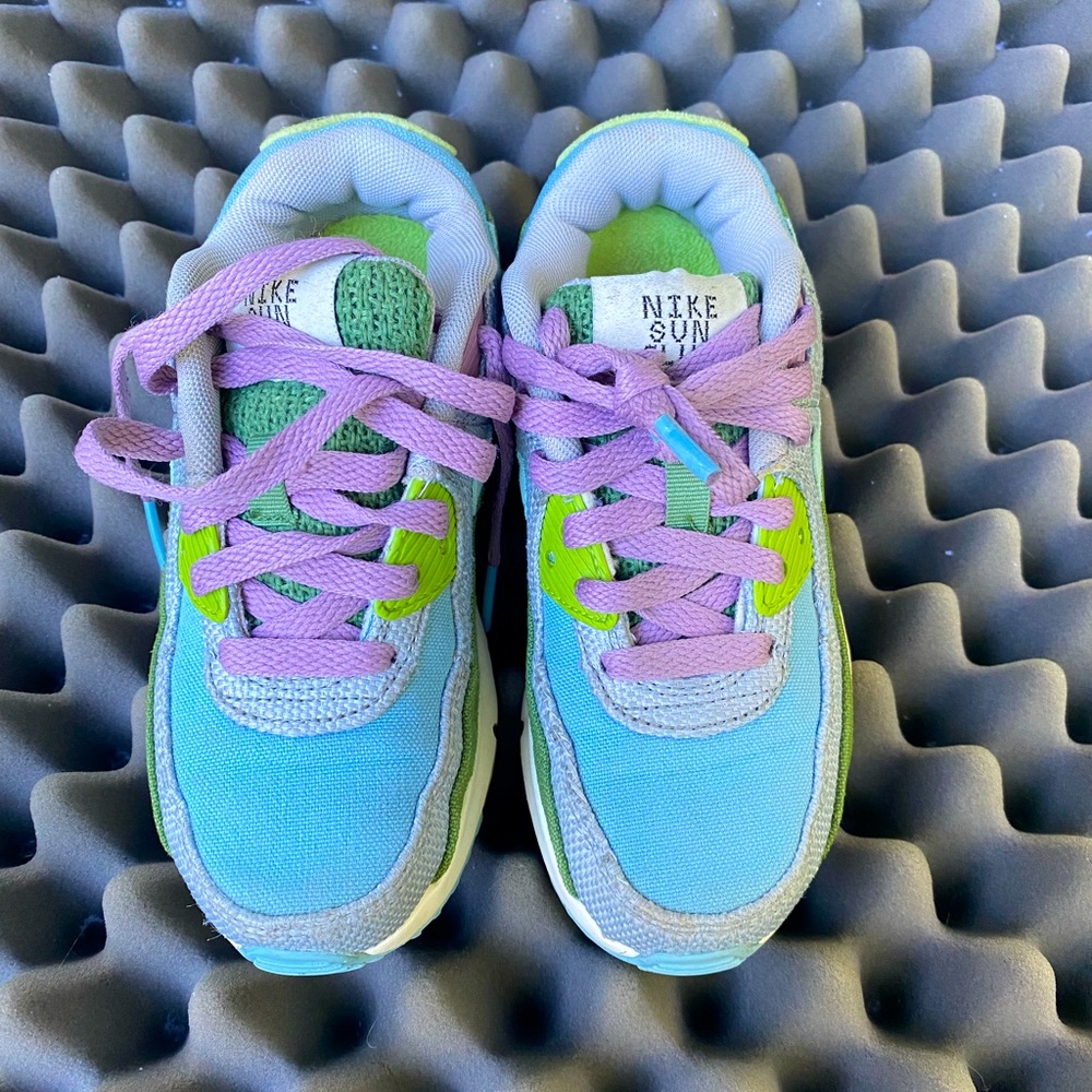 Nike Kids Sneakers - Blue, Green, Purple - Picture 4 of 4